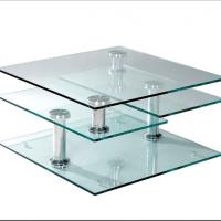 Table basse verre modulable design - Modèle MOVING