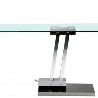 Table basse verre transformable en table repas - Modèle BRAVO